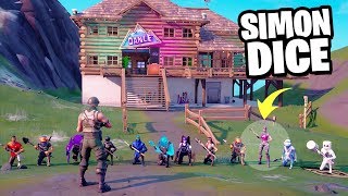 JUGAMOS SIMON DICE EN **DISCOTECA SECRETA** CON SUSCRIPTORES... - Fortnite 2 Minijuegos