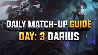 DAILY CAMILLE MATCH-UP GUIDE. DAY 3: Darius.