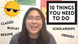 things to do summer before college // college advice ep. 1