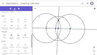 Geogebra - Inscribed Square