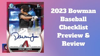 Everything You Need to Know Before Buying 2023 Bowman Baseball! | Reviewing the Checklist