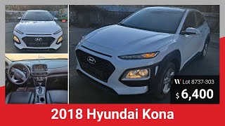 Auction 02/03 2018 Hyundai Kona - $6,400 #kona #hyundai #usedcars #cars  #carauction