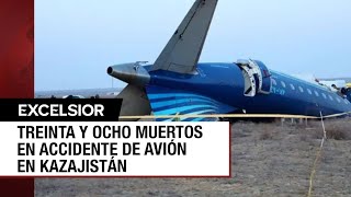 Accidente de avión en Kazajistán en medio de sospechas de derribo