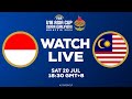 Indonesia v Malaysia | Full Basketball Game | FIBA U18 Asia Cup 2024 - SEABA Qualifiers