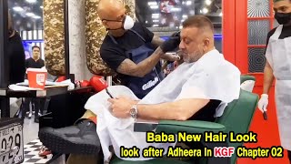 Sanjay Dutt came to take a new hair Style at Hakim Aalim Salon after Adheera Look In K.G.F Chapter 2