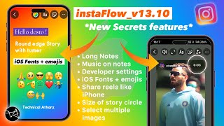 InstaFlow_V13.10 | Hidden secrets features in InstaFlow | iOS Instagram for Android 🔥