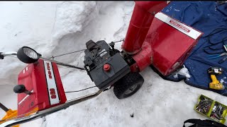 How to replace belt on  MTD snow thrower