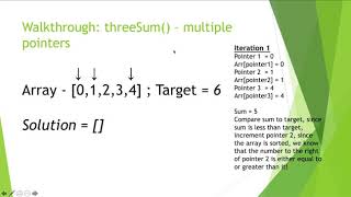 Algorithm Solving Methods - Multiple Pointers