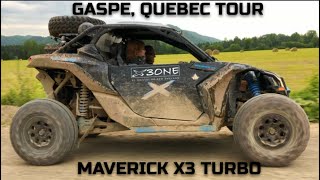 Touring the Gaspe, Quebec with our Maverick X3