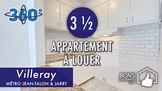 Apartment 360° tour / Logement à louer / Appartement à louer dans Villeray 3 1/2 (BonsLocataires)