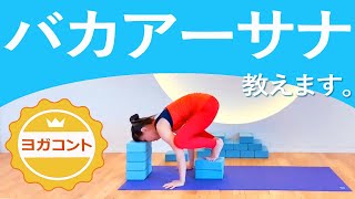 【 美しくなるヨガコント !?】 きっちりアーサナするよシリーズ！ティッティバーサナからバカアーサナへ編 講師：片岡まりこ