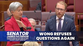 Penny Wong dodges questions on domestic terror crisis AGAIN