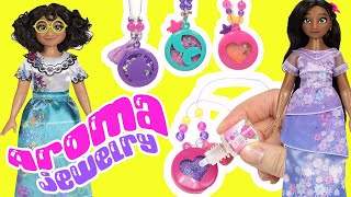 Disney Encanto DIY Perfume Jewelry with Mirabel, Isabela, and Luisa! Crafts for Kids