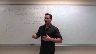 Calculus 2 Lecture 9.3:  Using the Integral Test for Convergence/Divergence of Series, P-Series