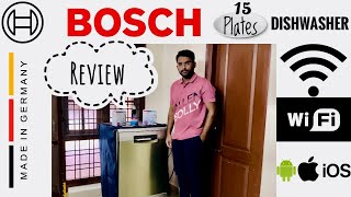 Bosch Dishwasher 15 Place Setting Review | Steam Treatment & WiFi Model | Best for Indian Kitchens