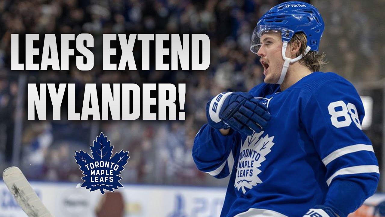 The Toronto Maple Leafs Sign William Nylander To An Eight-year, $92M ...