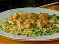 15-Minute Meal: Lemon Poppy Chicken With Sweet Pea & Mint Couscous