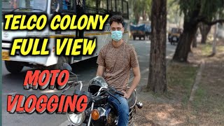 Telco colony full view | MOTO VLOGGING Yamaha crux