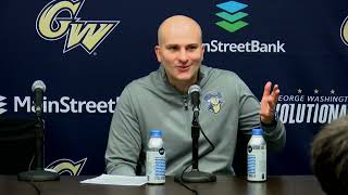 GW MBB vs. Hampton (11/08/24) - Post Game Press Conference