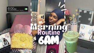 My 6AM MORNING ROUTINE as a HIGH SCHOOLER || aserin