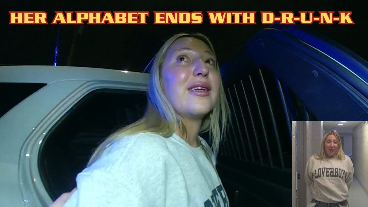 Bodycam DUI Arrest - Woman Can't Finish Reciting The Alphabet Before ...