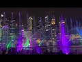 marina bay sands spectra light u0026 water show march 2024 singapore