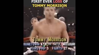 First Loss of Tommy Morrison !!!     #boxing #boxer #tommy