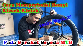 Cara Memperbiki Bunyi Kletek-Kletek Bagian belakang Sepeda MTB 1000% Work...!! Part2 #sepedamtbbunyi