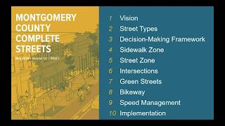 Complete Streets Design Guide: Virtual Public Meeting - June 23, 2020