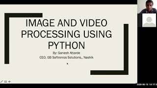 FDP on Image and Video Processing Techniques using Python Organized by New Horizon College of Engg