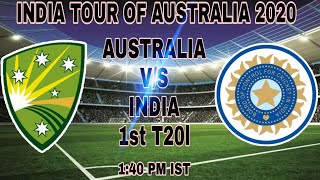 India Vs Australia|1st T20I 2020 Match & Toss Prediction | #AUSvIND|Free Prediction | Cricket Logics
