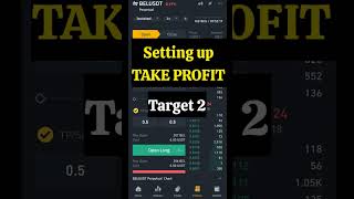 set up your take profits targets with ease #binance #signal