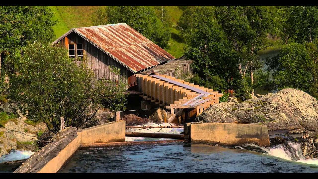 Nasjonal Turistveg Rondane, Atnbrufossen Vannbruksmuseum - YouTube