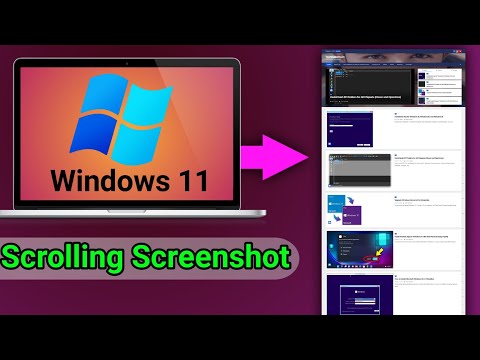 How to Take Long Screenshot in laptop Windows 11 | Scrolling Screenshot in Windows 10 – 2022