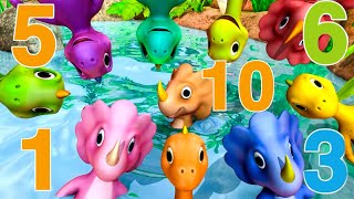 10 małych dinozaurów | 👧🏻 Little Baby Bum po polsku ⭐ Piosenki i bajki dla dzieci