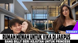 KEJUTAN UNTUK PRINCESS VIKA DARI BANG BILLY, Belikan Rumah Di Jakpus Vika Menangis Terharu.