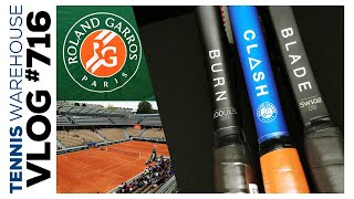 Roland Garros Gear & the Wilson BURN Tennis Racquets are Back! -- VLOG #716