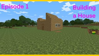 Building a House pt 1 - Episode 1 Minecraft Beta 1.3 (No Commentary)