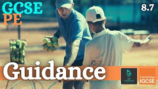 GCSE PE - GUIDANCE - (visual, verbal, manual \u0026 mechanical) - (Skill Acquisition 8.7)