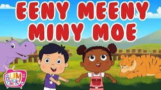 Eeny Meeny Miny Moe | Nursery Rhymes | Kids Songs | Zoo song for children by Bumcheek TV