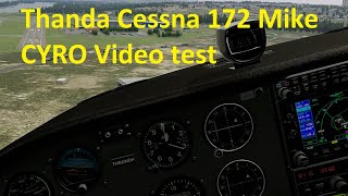 X-Plane 12 | Thranda Cessna 172 Mike | CYRO video settings test