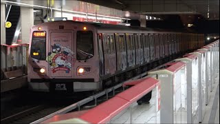 （三麗鷗50週年彩繪列車）臺北捷運 淡水信義線 車組515/516 車次910 回送北投機廠