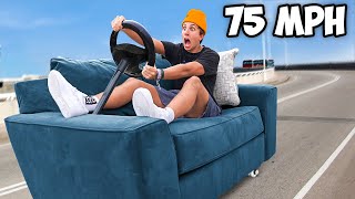 I Turned My Couch into an Electric Car!