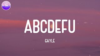 GAYLE - abcdefu (Lyric Video)