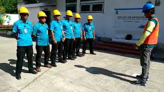 Briefing pagi PLN Rayon Majene