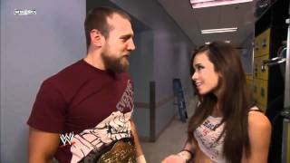 720pHD - WWE SmackDown 01/06/12 Alicia Fox, A.J. \u0026 Daniel Bryan Backstage Segment