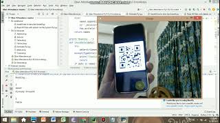 Smart QR code based attendance system using python// by Nafsi