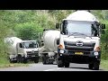 Ready Mix Concrete Mixer Cement Truck Uphill