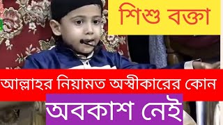 তিন বছরের শিশুর বয়ান