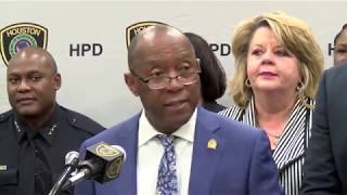 HPD 2018 Crime Statistics Released (Mayor Turner, HPD Chief Acevedo)